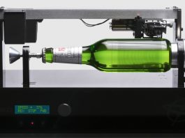 the becks edison record bottle