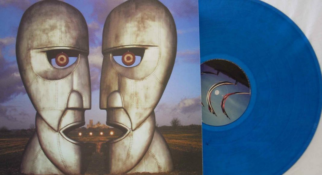 Calendrier de l’avent 2013 the division bell, blue vinyl record, pink floyd