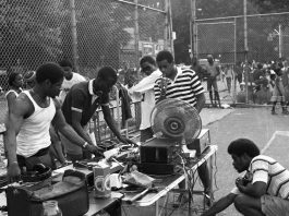 an old school block party